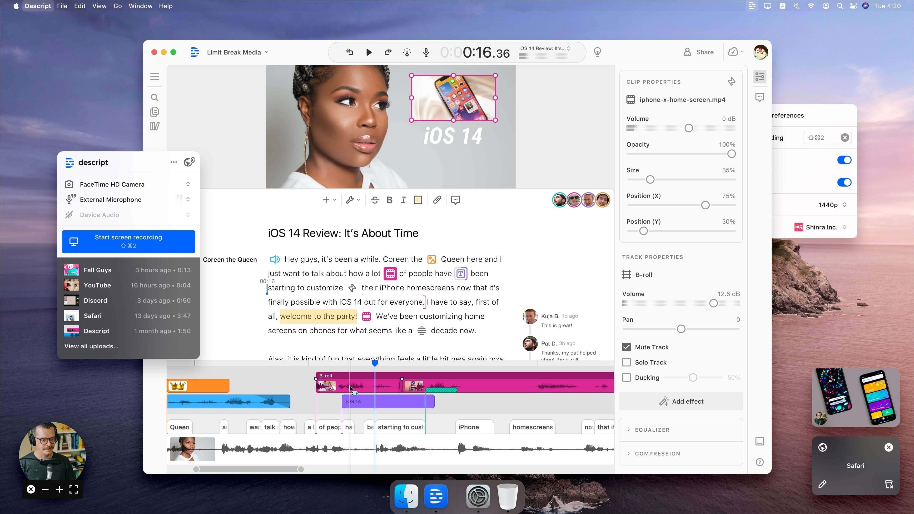 Captura de ecrã de ferramenta de vídeo para Twitter 9